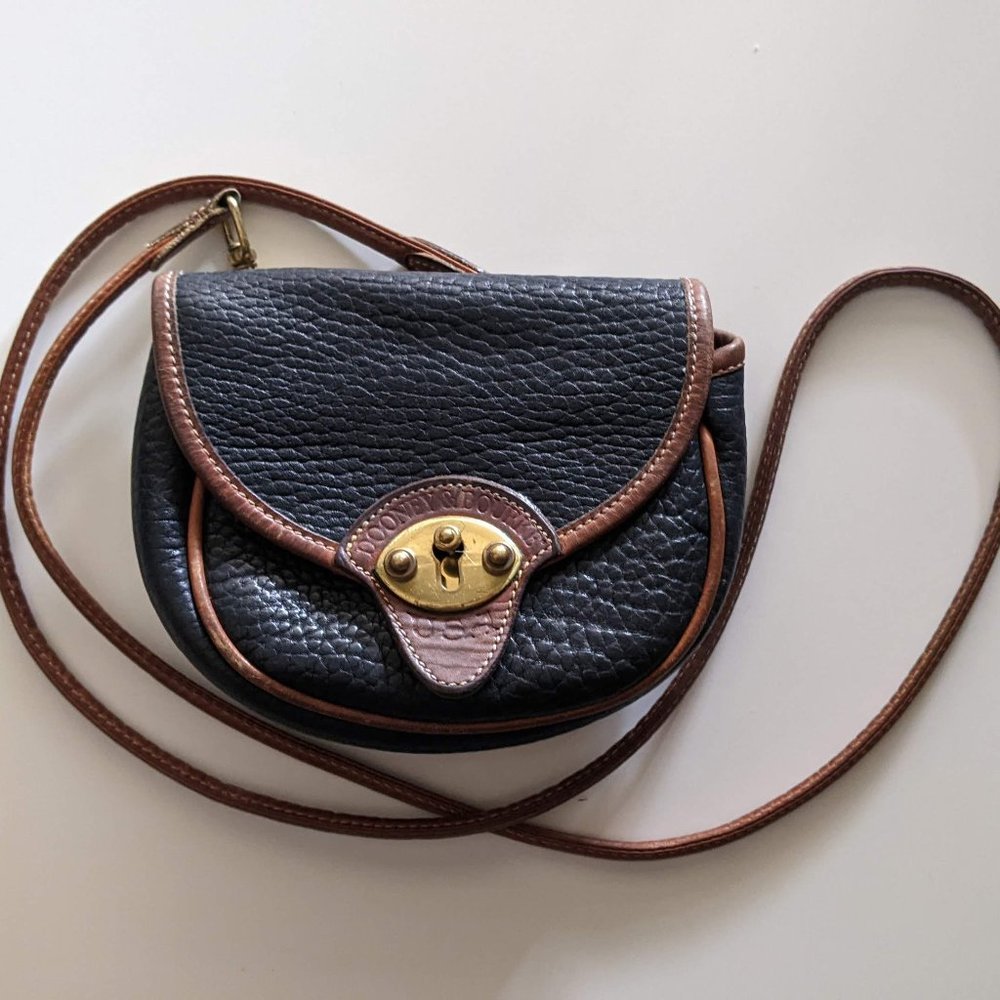 Dooney & Bourke Small Vintage Saddle Calvary Crossbody Purse